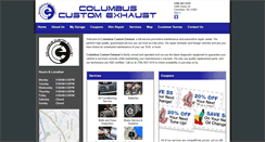 Desktop Screenshot of columbuscustomexhaust.com