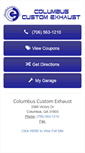 Mobile Screenshot of columbuscustomexhaust.com